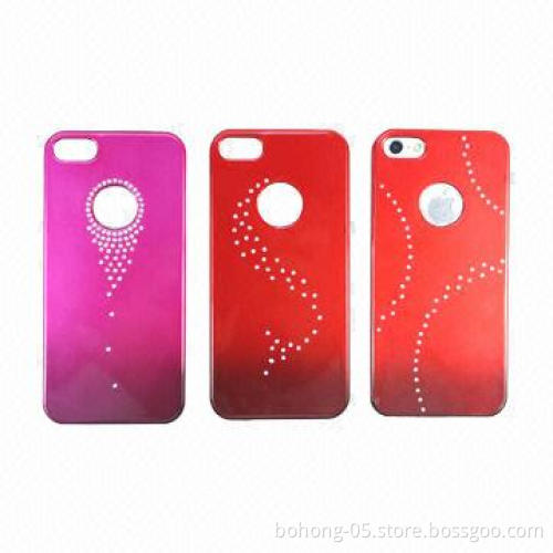 Enchase diamond colorful UV coating PC case for iPhone 5s, different colors & designs are available